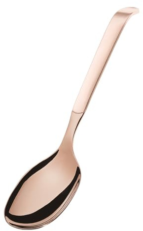AMEFA Buffet Serving Spoon Narrow | Buffet Spoon | Stainless Steel Spoon for Serving | Serving Cutlery Dishwasher Safe | 18/10 Stainless Steel | Satin | Copper | Length: 25.9 cm