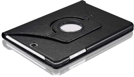 shuangju Case Funda protectora para Samsung Galaxy Tab S2 de 8 pulgadas 2015 SM-T710 SM-T713 SM-T715 SM-T719), rotación de 360 grados, carcasa protectora inteligente todo incluido (negro)