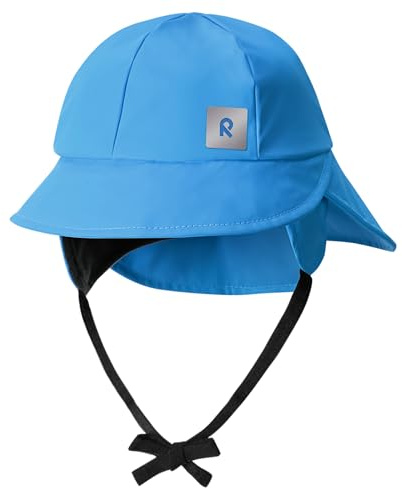 Reima - Rainy Regenhut für Kinder - wasserdichter Kinder Regenhut mit Ohrenschützern, Nackenschutz, verschweißten Nähten, reflektierenden Details, maschinenwaschbar