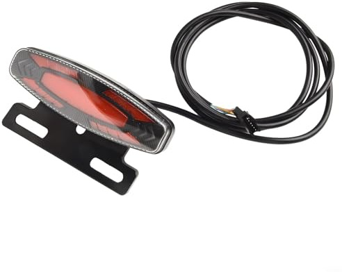 Violiica Ebike Rücklicht für 36V 48V Elektrofahrrad mit Blinker Bremslicht Heckträger Lampe