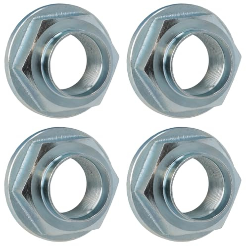 4 Trailer Hub Axle Nuts M30 30mm Flange Nut One Shot for Ifor Williams Trailers