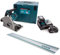 Makita DSP600PT2 36v Twin 18v Brushless Plunge Cut Circular Saw 1x Guide Rail