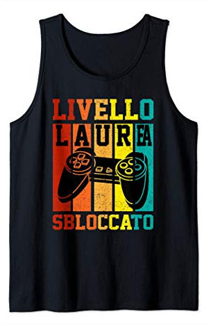 Gadget Divertente Regalo Festa Laurea Gamer Controller Play Canotta