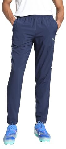 PUMA Herren Pants Teamliga Sideline Pants, Peacoat-Puma Black-Puma White, M
