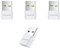 Rpanle USB C Female to USB Male Adapter, 4 Pieces Type C to USB A Converter, for MacBook Pro 2015/2013, Laptops, Power Banks (White)