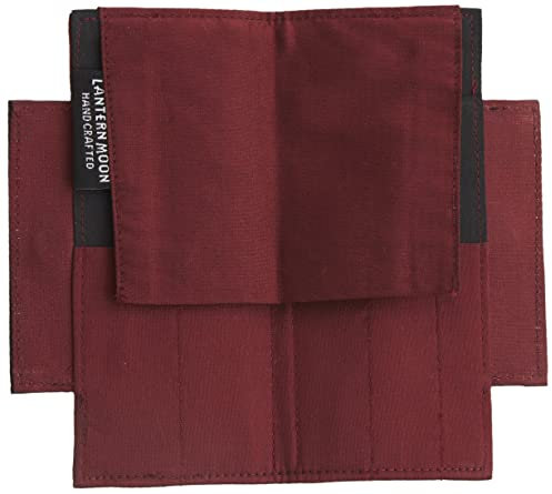 Lantern Moon - Lantern Moon Dahlia (Maroon) Mindy Handcrafted Accessory Sleeve with Magnetic Closure - 1 Piece