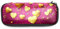 Federmäppchen mit großem Fassungsvermögen, Leder, Schüler, Schreibwaren, Doppelreißverschluss, Stiftebox, Tasche, buntes Kaleidoskop, Mehrfarbig 5, 19x7.5x3.8cm/7.5x3x1.5in, Taschen-Organizer