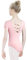 tanzdunsje Ballettanzug Mädchen Ballett Trikot Kinder, Ballett Body TanzBody Turnanzug Gymnastikanzug Trikot für Kinder Damen, 140 Rosa