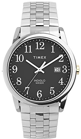 Timex Easy Reader Herren 38mm Erweiterungsband Armbanduhr TW2V40200
