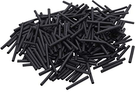 Wire Gaine -RÉTractable, Long, Manchon De Serrage, 2mm De DiamÈTre, 30mm, 280pcs, Noir