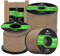 Abma Cord Paracord 2mm Cuerda de 100% Nylon 50m Tipo I Cuerda de Paracaídas 1 Hebra - MAX. 45 kg - Marrón