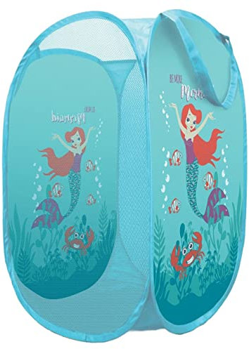 Foldable Pop Up Laundry Bag Toy Storage Basket for Kids Boys and Girls Tidy Room (Storage Basket Theme 4)