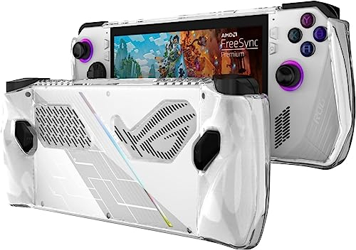 Miimall Klar Hülle Kompatibel Mit ASUS ROG Ally, Ultradünn Transparent TPU Case Anti-Gelb Staubdicht Ölfest Stoßfest Schutzhülle für 2023 Modell