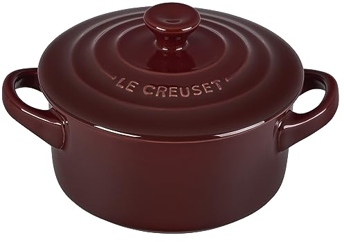 Le Creuset Mini cocotte redondo de gres, 8 onzas, Rhone'
