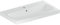 Geberit iCon Light Waschtisch mit verkürzter Ausladung, 75 cm x 42 cm, mit Hahnloch, mit Überlauf,501842, 501.842.00.2, Farbe: Weiß