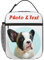 Personalised Lunch Bag Custom Insulated Lunch Box with Photo/Name for Adults Boys Girls Women Men, Design Your Own Portable Meal Bag with Water Bottle Holder and Handle