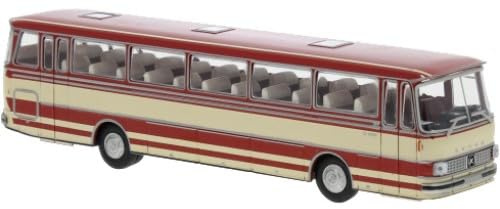 56050 H0 Setra S 150 H rot, beige, 1970