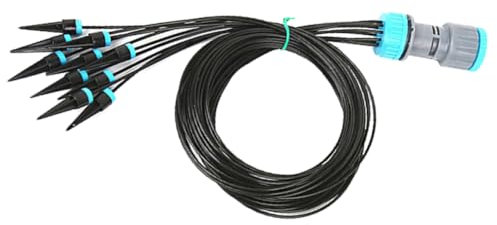 SUPVOX Kit Irrigazione Goccia Automatico Per Piante Indoor e Outdoor Emettitori Regolabili Con Tubo Per Impianto Di Irrigazione Giardino e Orto Risparmio Idrico Ed Efficienza Nel Bagnare