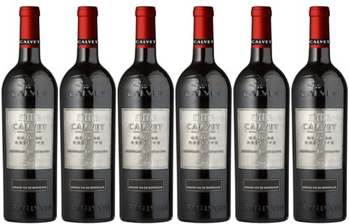 Calvet - Grande Réserve Bordeaux Supérieur, Vin rouge Merlot Cabernet Sauvignon (6 x 0,75L)