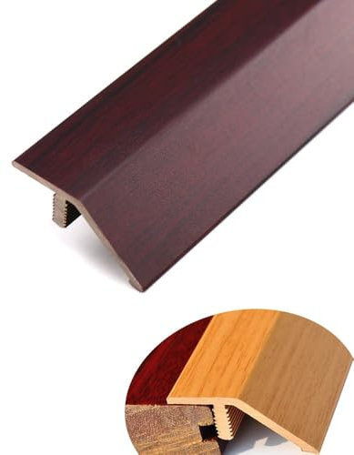 IMUNKT PVC Übergangsprofil Für Bodenfugen 90cm 120cm Boden Übergangsleiste Ausgleichsprofil Höhenausgleich 1-2cm Holz-zu-Fliesen Teppichleisten(Fuchsia,L90cm)