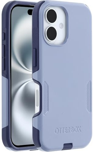 OtterBox Commuter Series MagSafe Case for iPhone 16, Shockproof, Drop proof, Rugged, Protective Case, 3x Tested to Military Standard, Purple