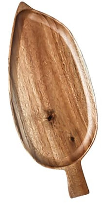 Mehrzweckholzschale Blattform Große Platte Für Snacks Eleganter Sushi Präsentation Behälter Elegantes Geschirr