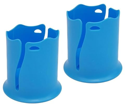 QEDBOJE 2 Stück SUP Zubehör Getränkehalter, Paddle Board Getränkehalter mit Saugnapf, Kajak Zubehör für Wasserflaschen, Angeln und Camping, Stand Up Paddle Board Zubehör (blau)