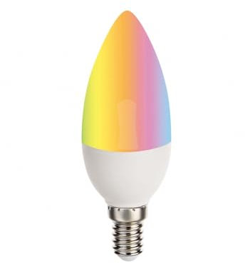 Levitantes Bombilla LED Inteligente WiFi + Bluetooth, C37 E14 6.5W RGB+2700K-6500K, control por app y voz