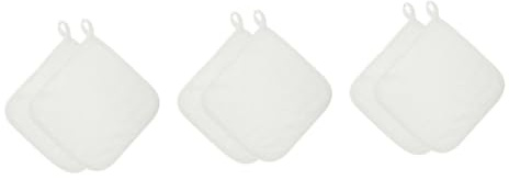 Warmhm 3 Sätze Babyquadrat Badezimmer Waschlappen Babys Gesicht Geboren Bad Babywaschlappen Waschlappen Baumwolle Wasser Tücher Waschen Musselin Weiß Bambusfaser 2 Stück * 3