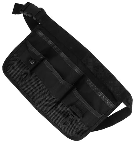 Homoyoyo Multifunctional Waist Pouch with Belt Tool Bag for Cleaners Contractors and Gardeners Storage