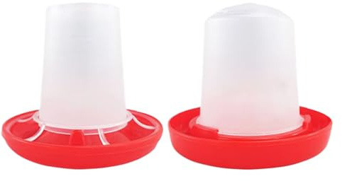 Hühner Futterautomat Und Wassertränke Set | Automatische Küken-Tränke | Geflügel-Futter- Und Tränksystem Für Freilandhaltung, Haustiere, Familien Und Nutztiere