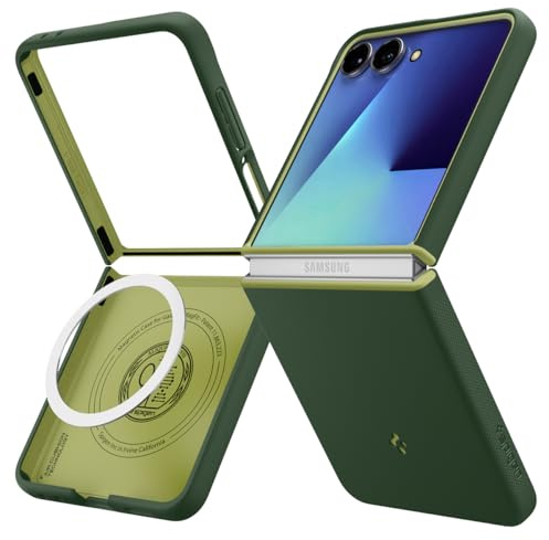 Spigen Nano Pop MagFit Case for Samsung Galaxy Z Flip 7 | Avo Green