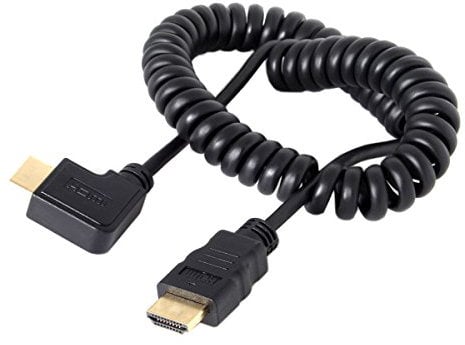 Cablecc - Cavo estensibile da HDMI a HDMI ad angolo retto a 90°, per HDTV DVB, DVD, PC, 1,2 m