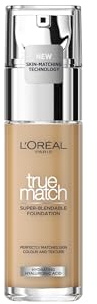 L'Oréal Paris Make up, Flüssige Foundation mit Hyaluron und Aloe Vera, True Match Make-Up, 4.5.N Neutral Light Medium