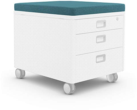 Moll Pad Sitzkissen für Rollcontainer | Bequeme Sitzauflage für Pro & Cubic | abnehmbar & pflegeleicht | ideale Ergänzung Kinderschreibtische | Made in Germany
