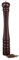 Relaxdays Set of 1 Wooden Pepper Mill, Ceramic Grinding Mechanism, Large, Size: 40 x 6 x 6 cm, Classic Design, Brown