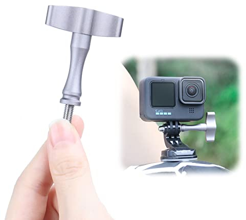 seasky Lot de 2 vis de fixation en alliage d'aluminium sans outils pour caméra de sport GoPro Hero 10/9/8/7/6 et DJI Osmo Action 2