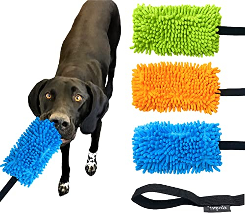 elropet Hundespielzeug Moppi kleine Hunde/große Hunde/zerren/werfen/apportieren/mit Handschlaufe/Zerrspielzeug (Neongrün)