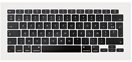 ICTION Nouvelles touches A2337 AZERTY FR de remplacement standard français pour MacBook Air Retina 13 M1 A2337 fin 2020 année