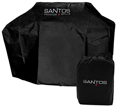 CHEFGASTRO Grillabdeckung 80x58x120 cm, wetterfest, wasserdichte Nähte, PU-beschichtet, Aufbewahrungstasche für bspw Weber Spirit 200er und Broil King Baron 300er