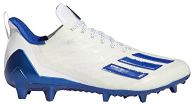adidas Herren Adizero Fu ball-Stollen, Cloud White/Royal Blue/Cloud White, 44 EU