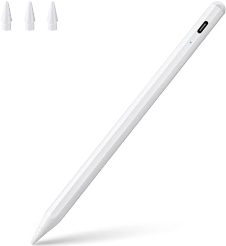Stylus Pen iPad Active Pencil - Magnetic, Palm Rejection Tilting, Compatible with 2018-2022 iPad Pro 11/12.9/10/9/8/7/6, Mini 5/6, Air 3/4/5