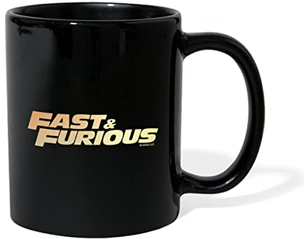 Spreadshirt Fast And Furious Klassisches Logo Tasse Einfarbig, One size, Schwarz