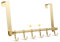 Pilipane Over Door Hanger, Moving 6-Hooks, Over Door Coat Rack for Hanging, Aluminum Heavy Duty Door Organizer for Towel Robe Hat Bag, Door Hangers for bedrooms, Behind Back of Door Bathroom (Gold)