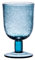 Table Passion - Verre à pied 28 cl Luberon bullé bleu (lot de 6)