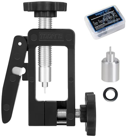 ATMWM Nadeltreiber Einsetzwerkzeug,Fahrrad Hydraulische Schlauch Werkzeug,Fahrrad Hydraulik Schlauch Fitting Einsatz Nadel,Schlauchschneider für Mountainbikes, RennräDer