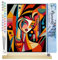 Figured'Art Peinture par Numéro Adulte avec Cadre Femme abstraite style Picasso - Activité Manuelle Kit de Loisir Créatif DIY Numéro d'Art Complet - 40x50cm avec châssis en bois à monter
