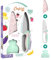 CHEFCLUB KIDS - Couteau De Cuisine Pour Enfants - Lame Acier Inoxydable - Protège-Doigts et Protège Lame - Sécurisé - Rose & Vert pastel