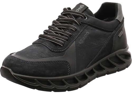 Herren Sneaker U.Santos GTX von IGI&Co mit Gore Tex, wasserdicht und Wechselfußbett. blau Gr. 42