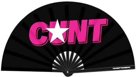Pink C*nt Fan/Drag Fan/Clack Fan/Festivals/Drag Queen